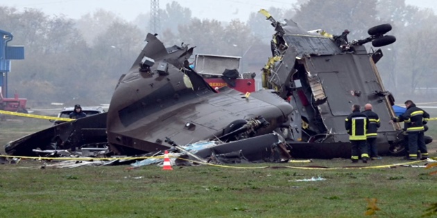 Bosna Hersek’te Askeri Helikopter Düştü, 4 Ölü, 11 Yaralı